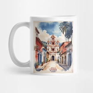 Chiapa de Corzo Chiapas Mexico Vintage Tourism Travel Mug